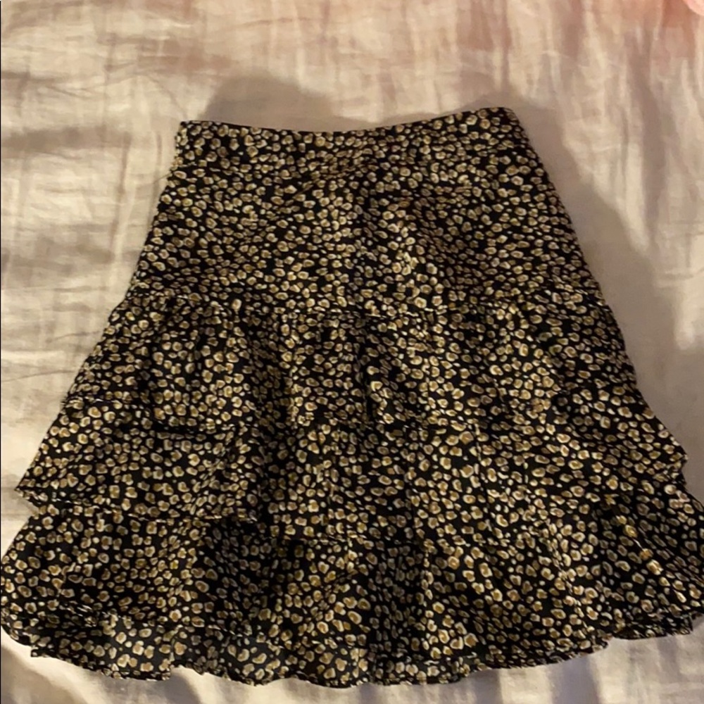 Eye of the needle flowy skirt